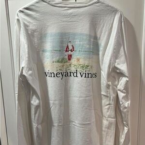 Vineyard Vines Classic White Long Sleeve Tee
